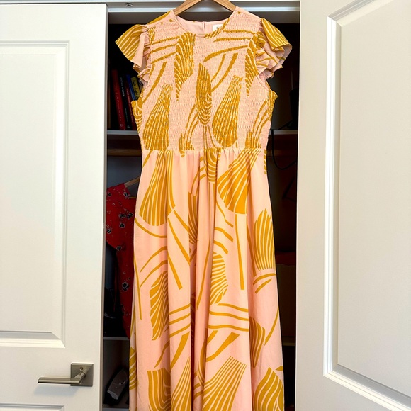 Bohme Maxi, Medium, pink and yellow sundress - Picture 2 of 6